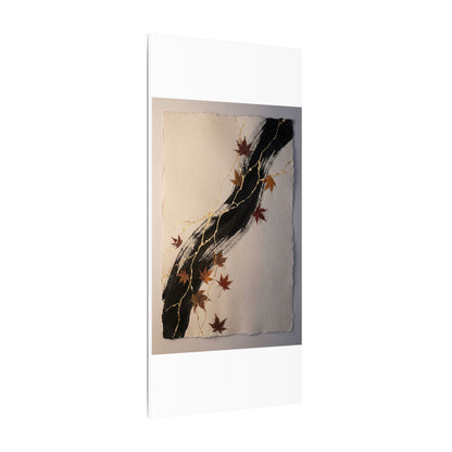 Dawn Ink Brushstroke Canvas Art - Kintsugi Ma