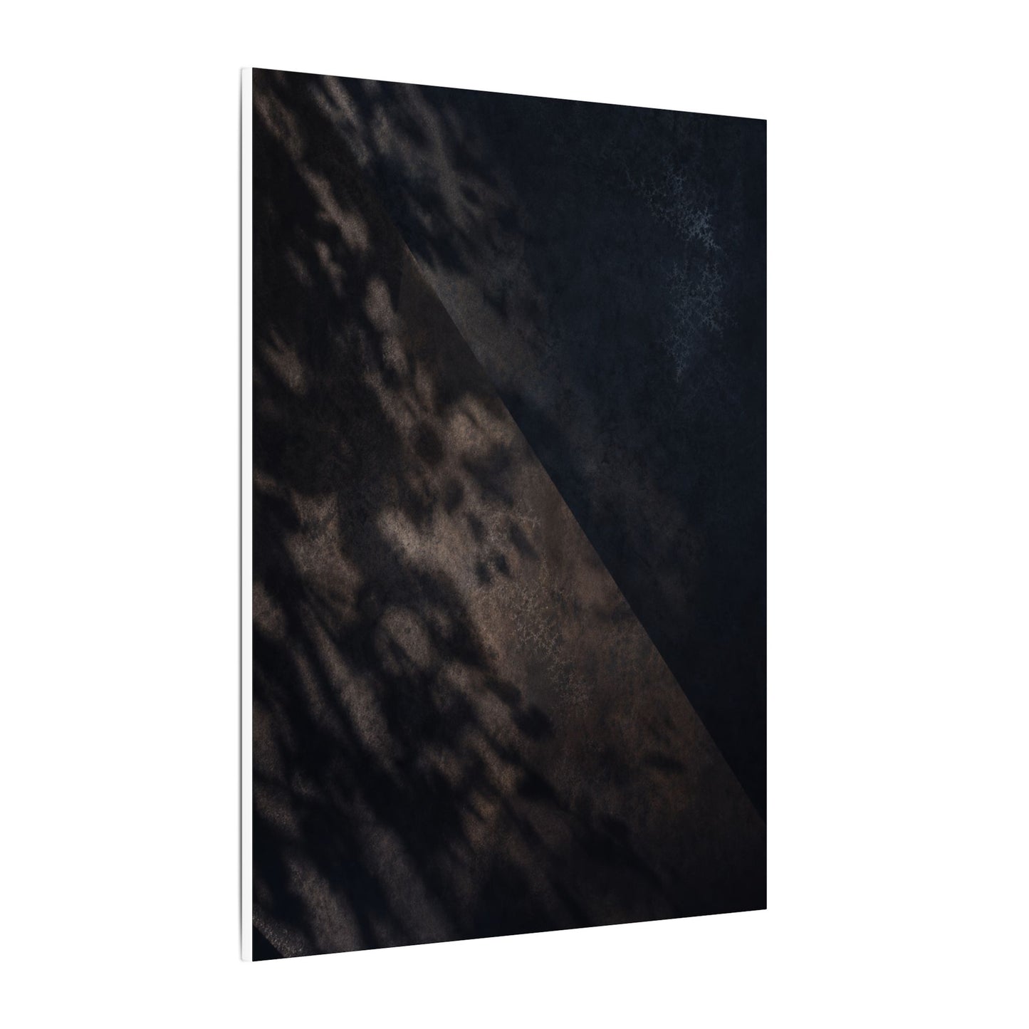 Shadow Play Winter Canvas Art | Dark Japandi Moody Design