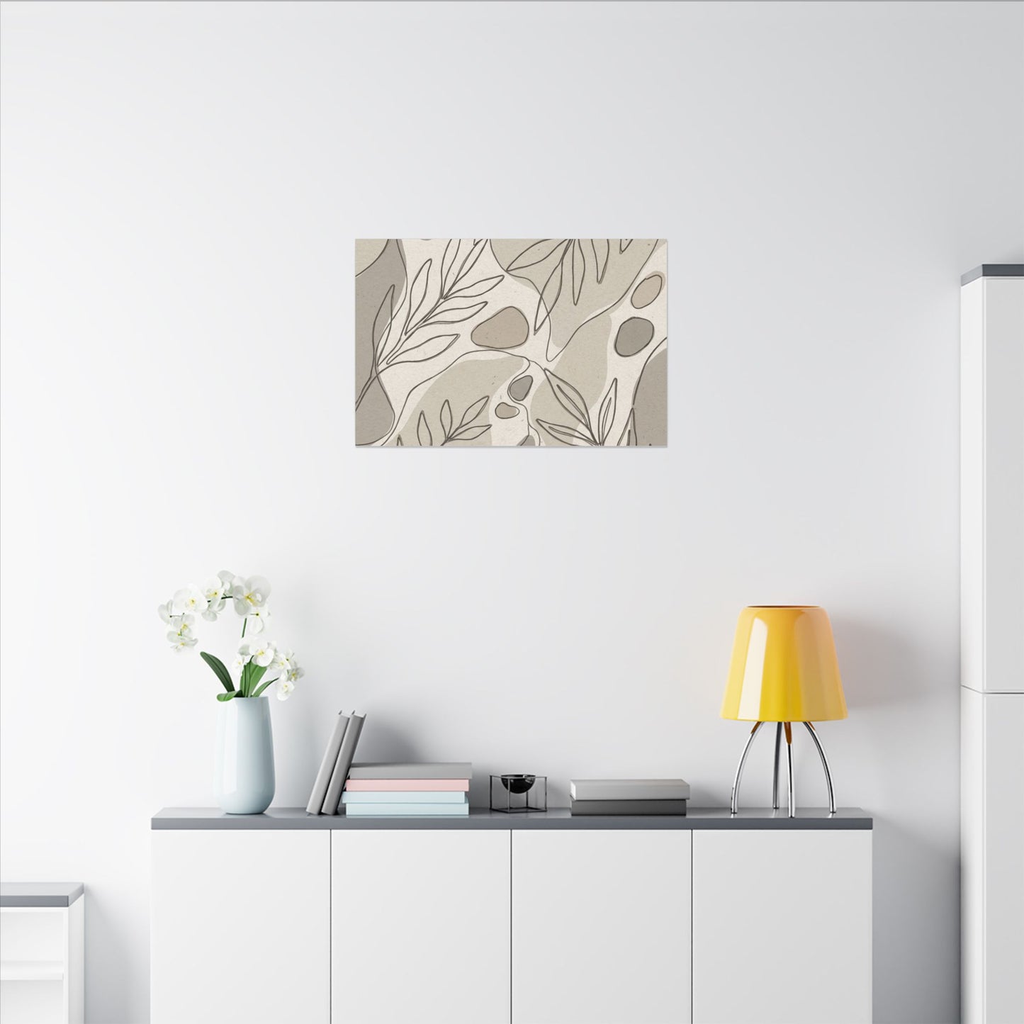 Japandi Minimal Line Canvas Art
