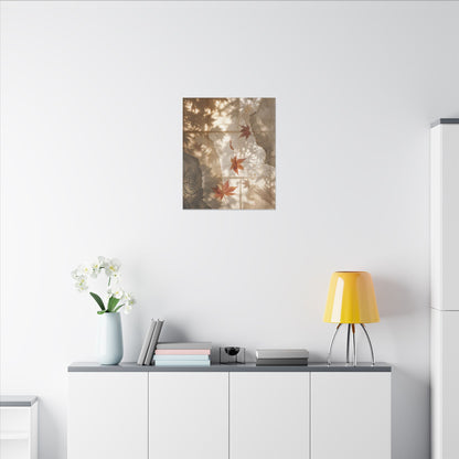 Datsuzoku Shoji Screen Canvas Art - Japandi Japanese Pattern