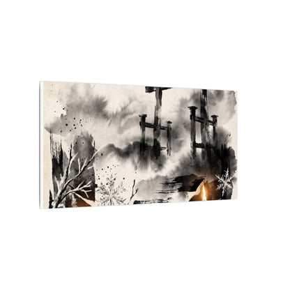 Candlelight Torii Gate Canvas Art - Zen Datsuzoku