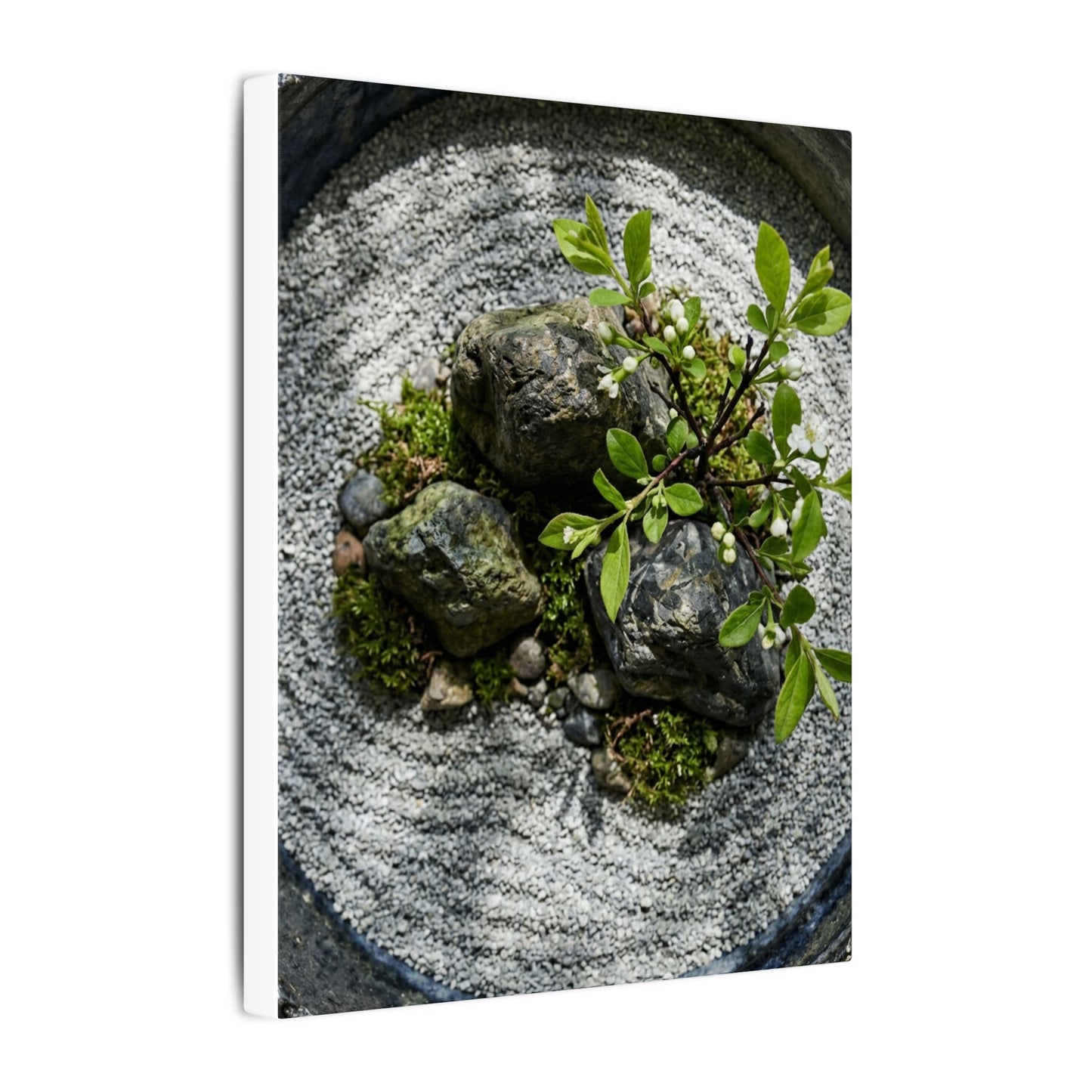 Zen Ceramic Bowl in Dappled | Karesansui Canvas Art