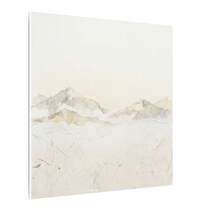 Mountain Mist Winter Canvas Art | Japandi Warm Design