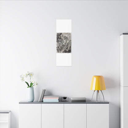 Japandi Fern Unfurling in Overcast | Texture Canvas Art