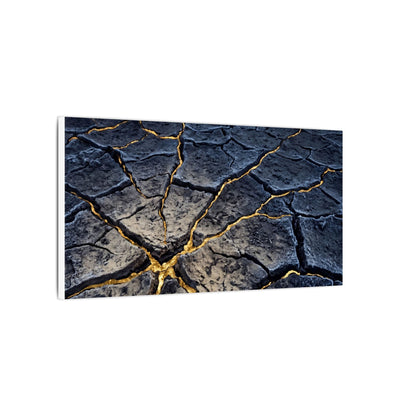 Cracked Earth Broken Beauty Canvas Art | Artful Kintsugi Art