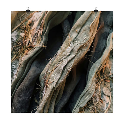Silk Drape Texture Wall Art Print | Neutral Japandi Art