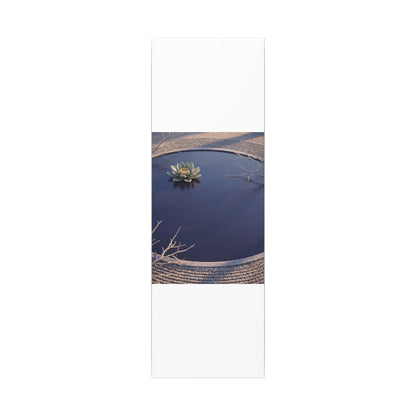 Lotus Flower Canvas Art | Winter Zen Karesansui Art