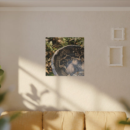 Ceramic Bowl Canvas Art | Summer Japandi Japanese Pattern Art