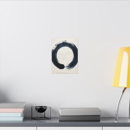 Balanced Meditation Zen Enso Canvas Art