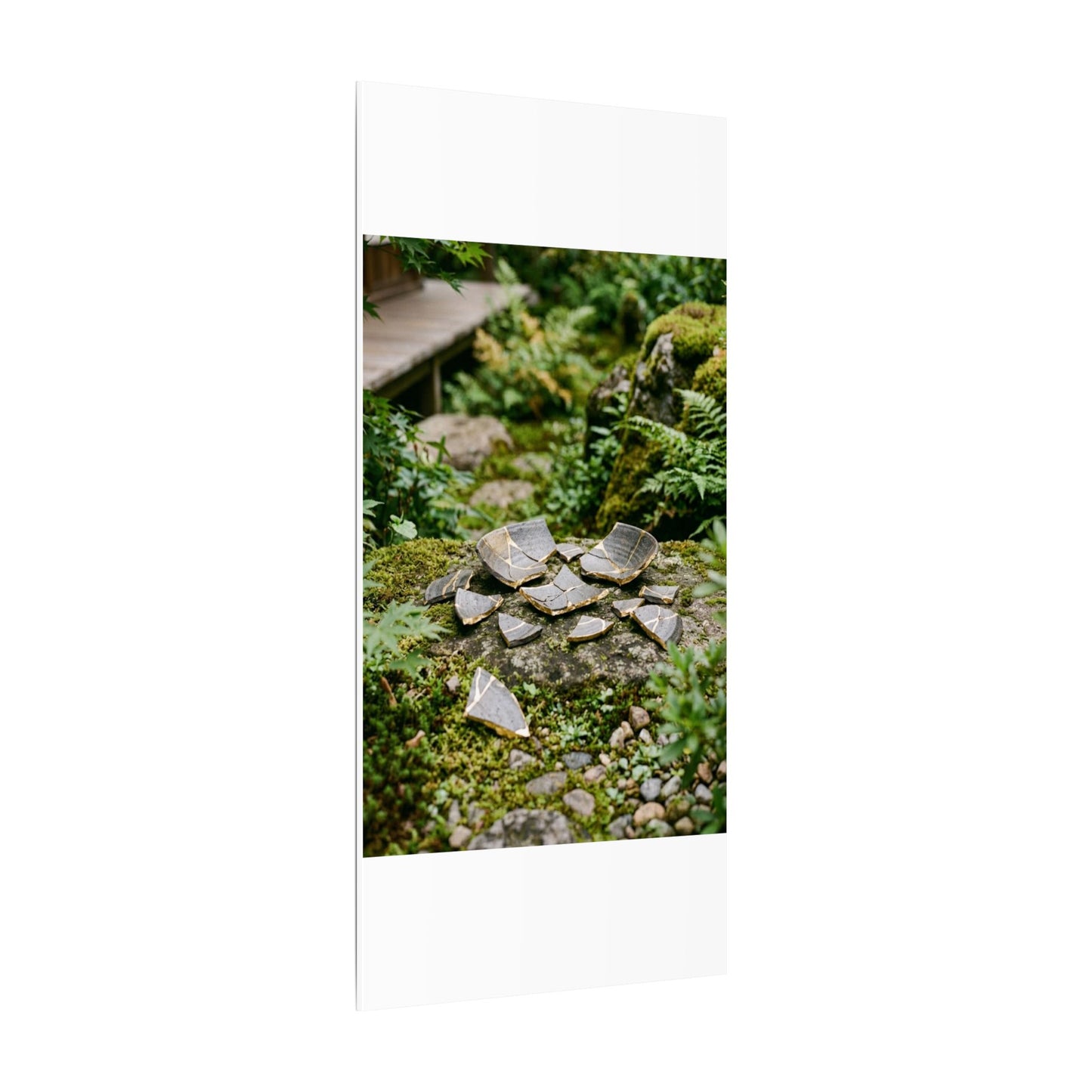 Summer Broken Pottery Gold Repair Canvas Art | Resilient Decor