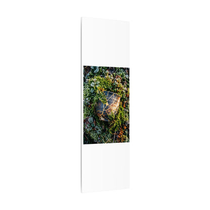 Artful Moss Close Up Canvas Art - Gold Repair Kintsugi