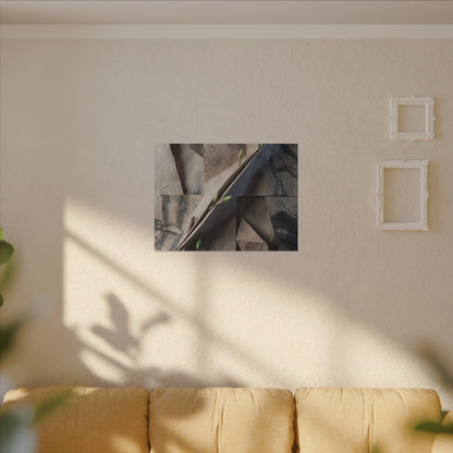 Paper Fold Canvas Art | Spring Japandi Japanese Pattern Art
