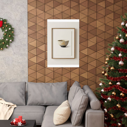 Kintsugi Charcoal Wall Art Print