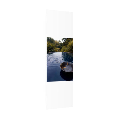 Kintsugi Water Ripple in Overcast | Broken Beauty Canvas Art