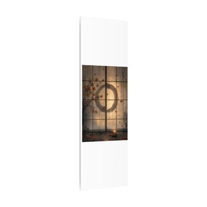 Shoji Screen Texture Canvas Art | Earthy Japandi Art