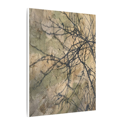 Japandi Shadow Play in Golden Hour | Texture Canvas Art