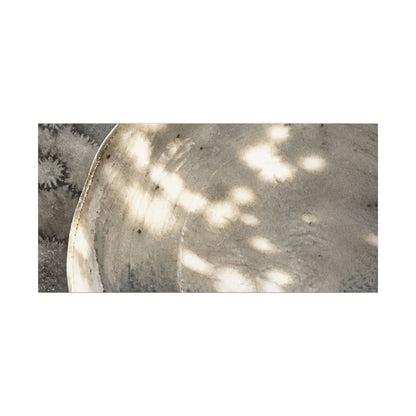 Ceramic Bowl Watercolor Canvas Art | Warm Japandi Art