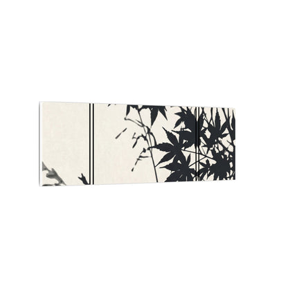 Shoji Screen Canvas Art | Summer Japandi Minimal Line Art