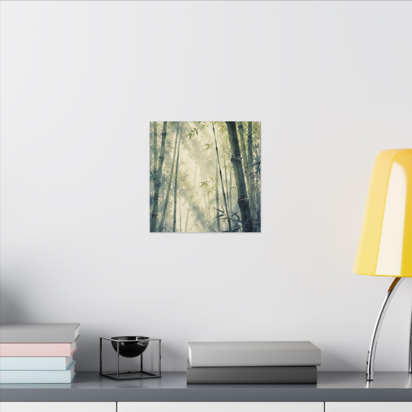 Bamboo Grove Spring Canvas Art | Zen Serene Design