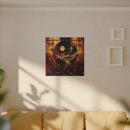 Beautiful Shoji Screen Canvas Art - Gold Vein Kintsugi