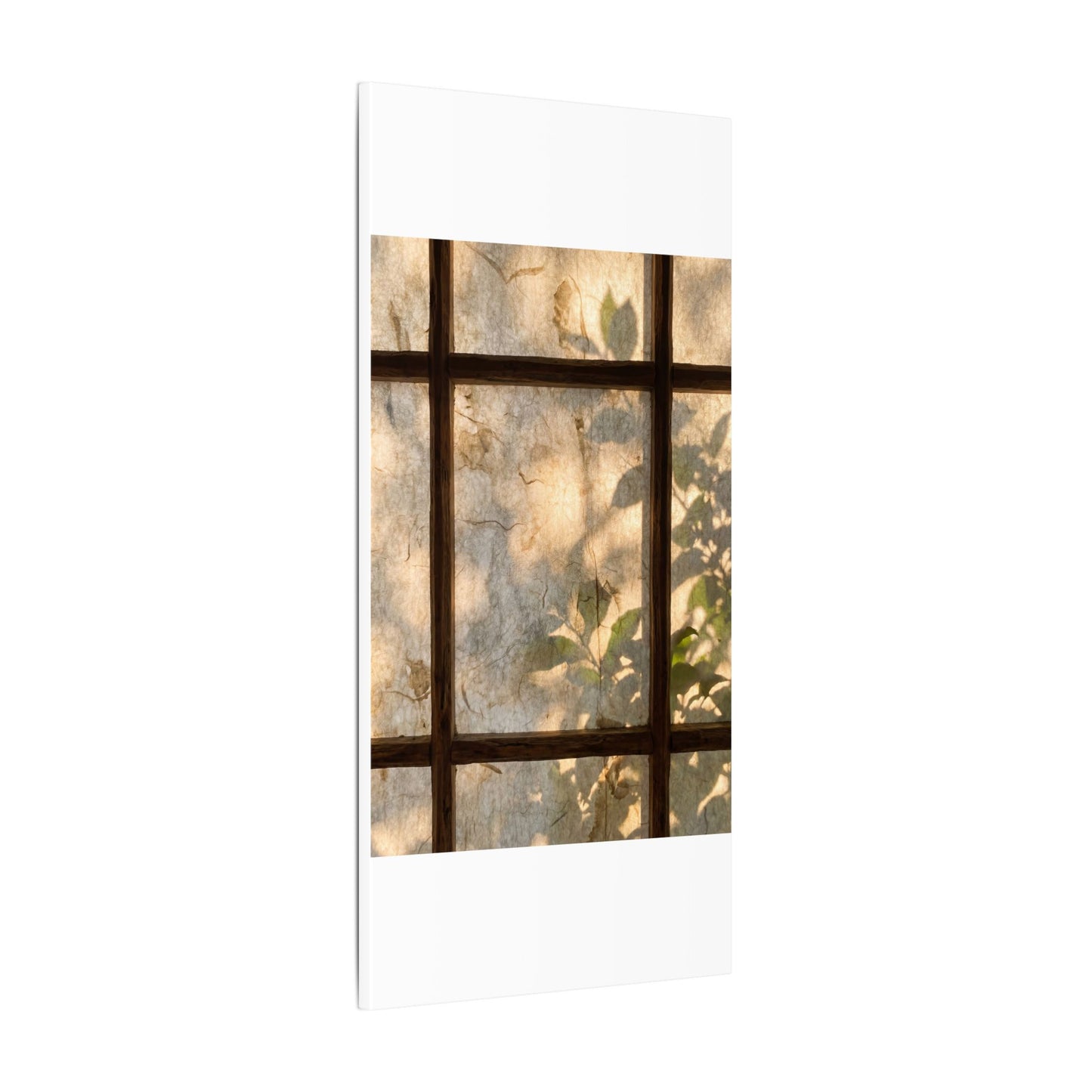 Golden Hour Shoji Screen Canvas Art - Japandi Mono No Aware