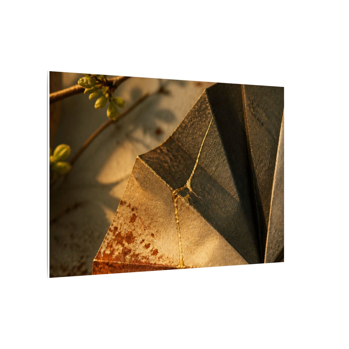 Ma Paper Fold Canvas Art - Kintsugi Broken Beauty