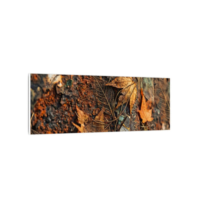 Rust Patina Canvas Art | Autumn Japandi Texture Art