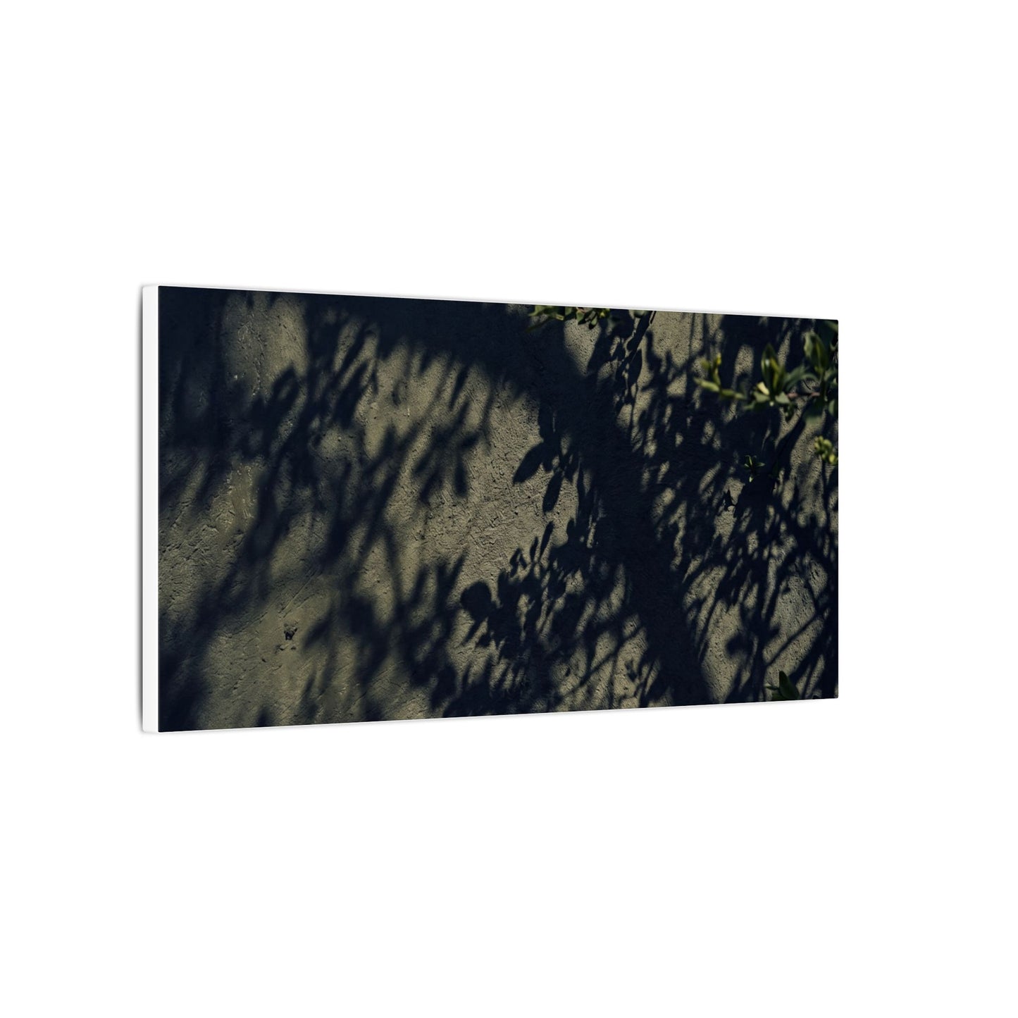 Atmospheric Shadow Play Canvas Art - Moody Minimal Dark Japandi