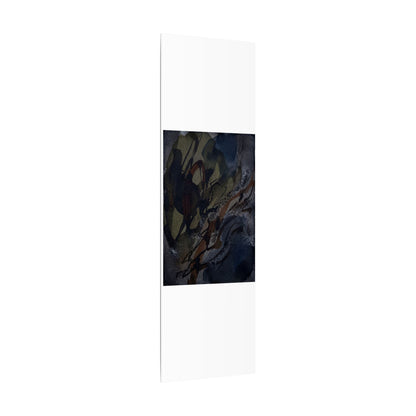 Shadow Play Winter Canvas Art | Dark Japandi Luxurious Design