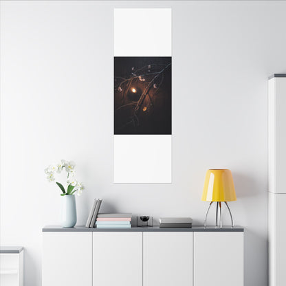 Datsuzoku Cherry Blossom Canvas Art - Dark Japandi Moody Minimal