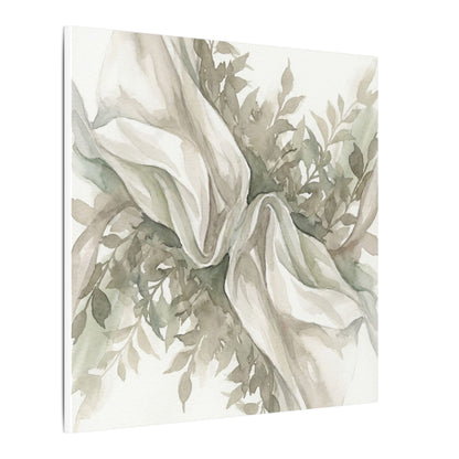 Summer Silk Drape Watercolor Canvas Art | Cozy Decor
