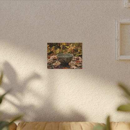 Spring Rock Garden Moody Minimal Canvas Art | Luxurious Decor