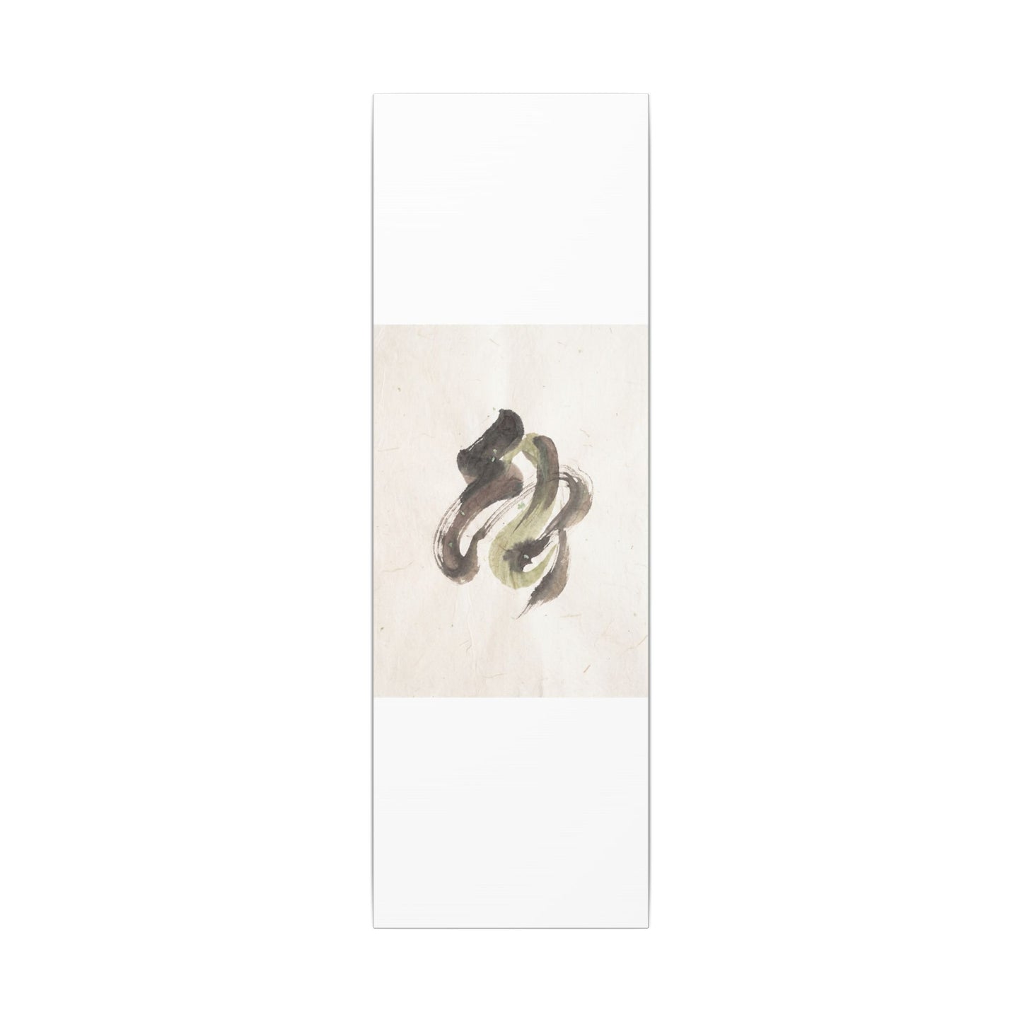 Ink Brushstroke Canvas Art | Spring Japandi Japanese Pattern Art
