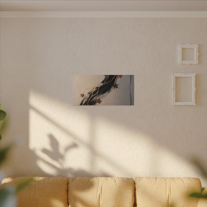 Dawn Ink Brushstroke Canvas Art - Kintsugi Ma