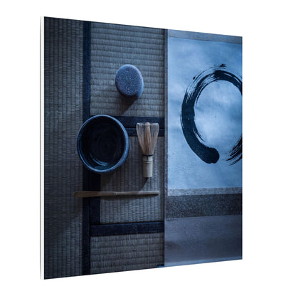 Tea Ceremony Enso Canvas Art | Calm Zen Art