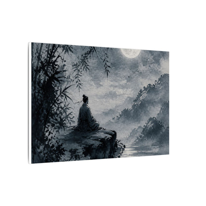 Ink Brushstroke Sumi E Canvas Art | Serene Zen Art