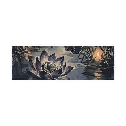 Fukinsei Lotus Flower Canvas Art - Zen Sumi E