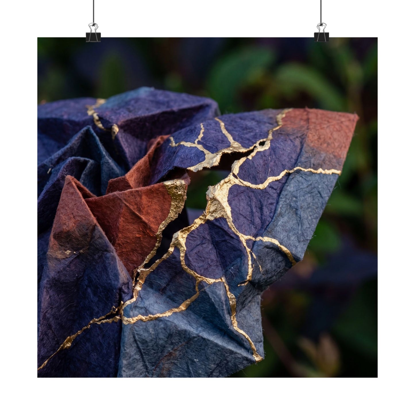 Paper Fold Summer Wall Art Print | Kintsugi Beautiful Design