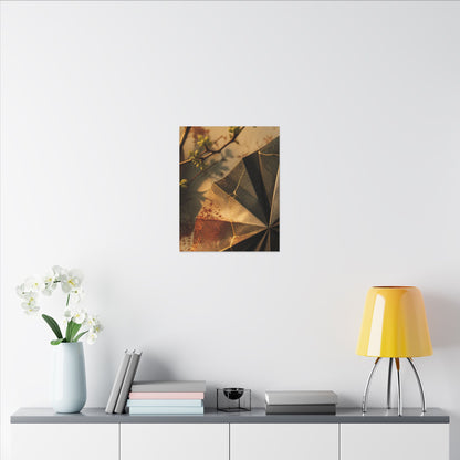 Ma Paper Fold Canvas Art - Kintsugi Broken Beauty