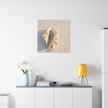 Paper Fold Canvas Art | Winter Japandi Texture Art