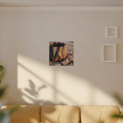 Paper Fold Gold Repair Canvas Art | Philosophical Kintsugi Art