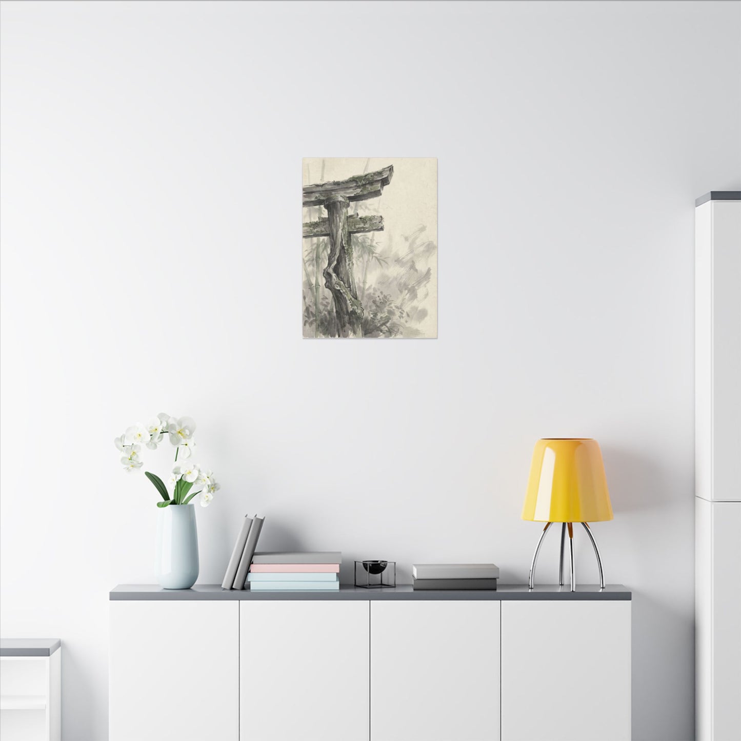 Torii Gate Summer Canvas Art | Zen Tranquil Design