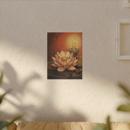 Fukinsei Dried Flowers Canvas Art - Japandi Texture