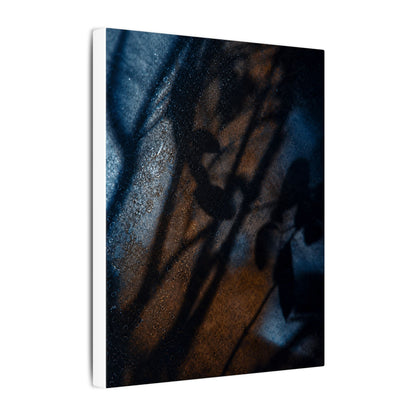 Moonlight Shadow Play Canvas Art - Dark Japandi Ma
