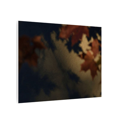 Shadow Play Canvas Art | Autumn Dark Japandi Moody Minimal Art