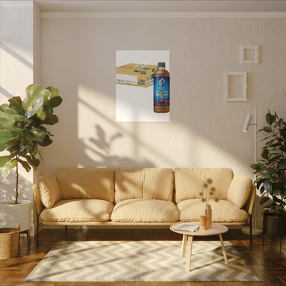 Rust Patina Canvas Art | Autumn Kintsugi Gold Vein Art