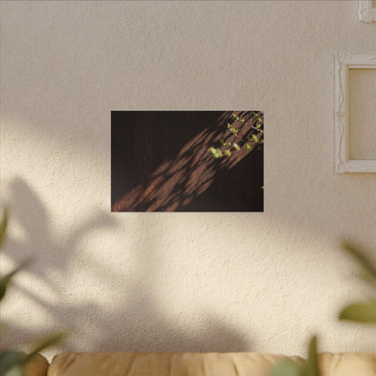 Rust Patina Moody Minimal Canvas Art | Sophisticated Dark Japandi Art