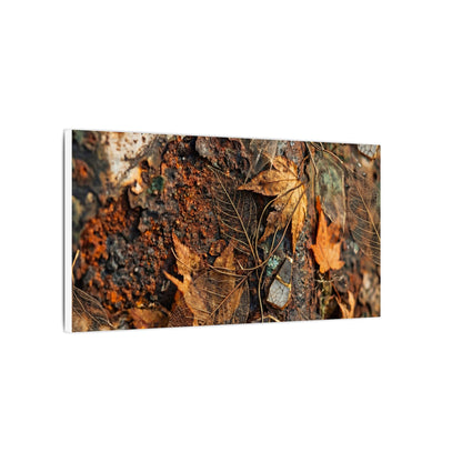 Rust Patina Canvas Art | Autumn Japandi Texture Art