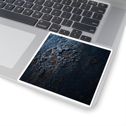 Ma Rust Patina Sticker - Dark Japandi Shadow Zen Art Print