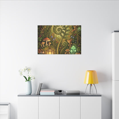 Elegant Ceramic Bowl Canvas Art - Minimal Line Japandi